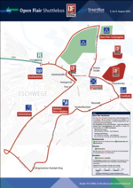 Liniennetz Open Flair Shuttlebus (DIN A4) Liniennetz Open Flair Shuttlebus (DIN A4)